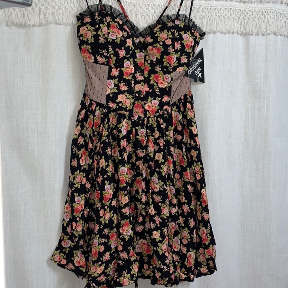 Original Sin LF button up dress